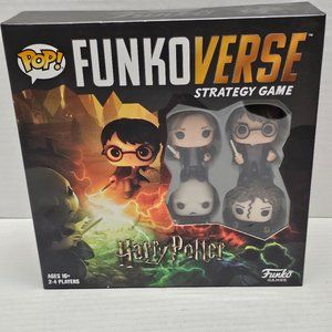 New Funko Verse Strategy Game 4 Character Harry Potter Hermone Bellatrix age 10+